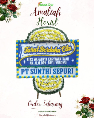 Papan Bunga Duka di Pasirbiru